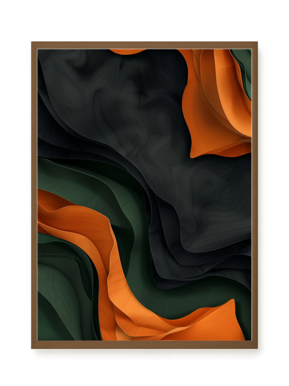 Organic Abstract Canvas Wall Art