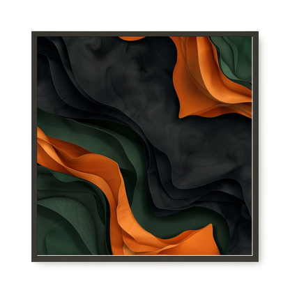 Organic Abstract Canvas Wall Art