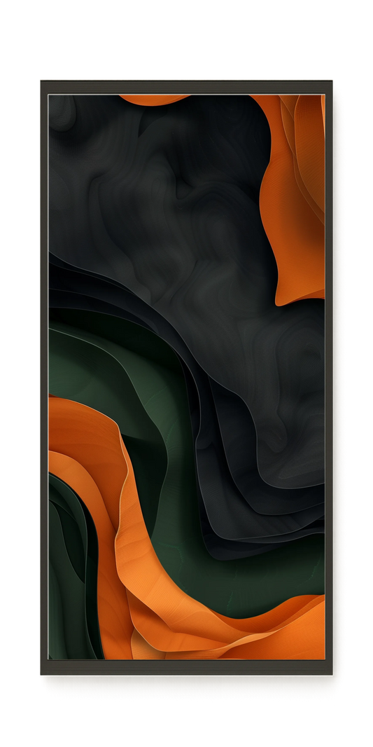 Organic Abstract Canvas Wall Art