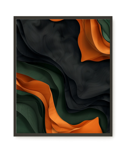 Organic Abstract Canvas Wall Art
