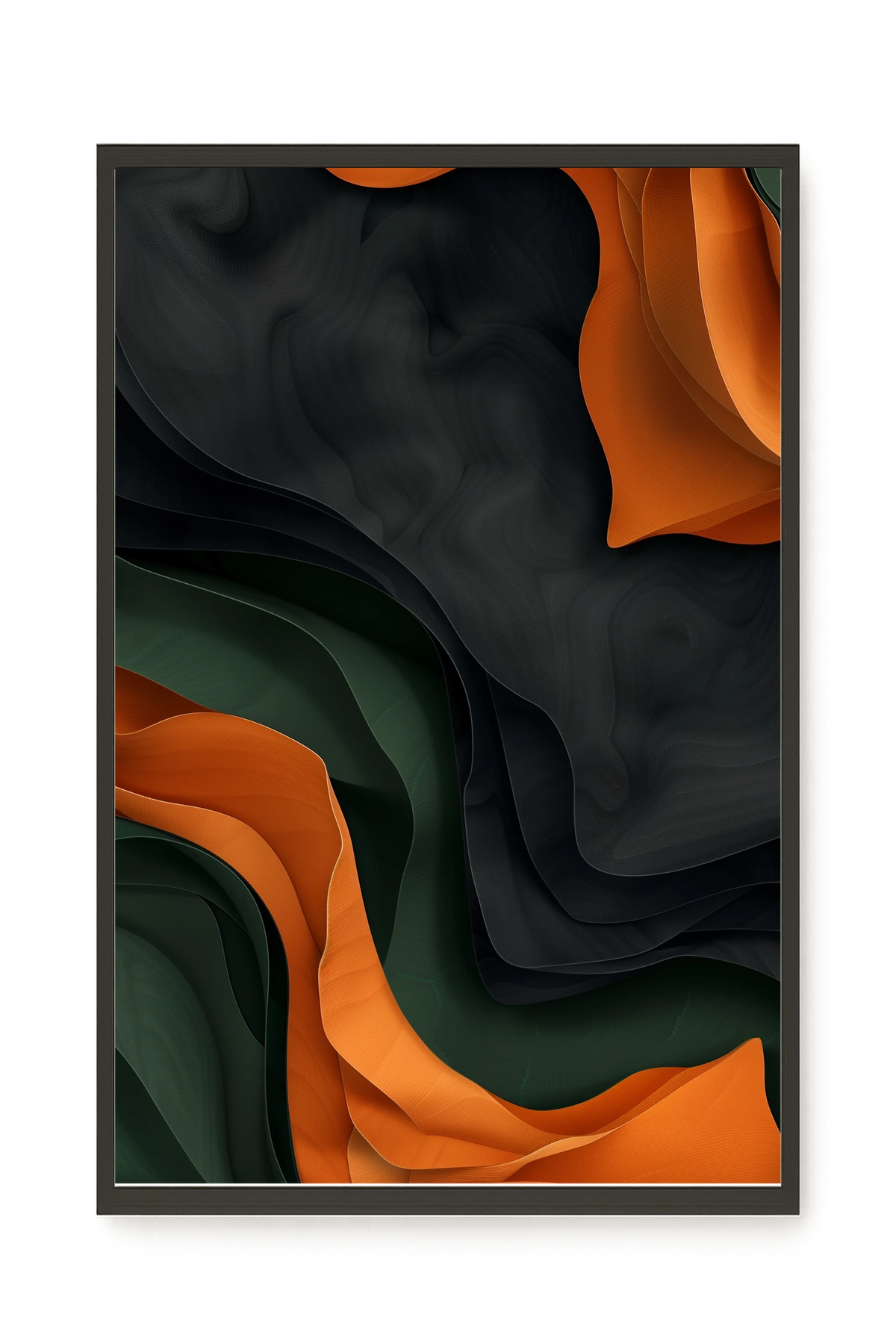 Organic Abstract Canvas Wall Art
