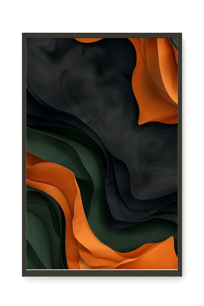 Organic Abstract Canvas Wall Art
