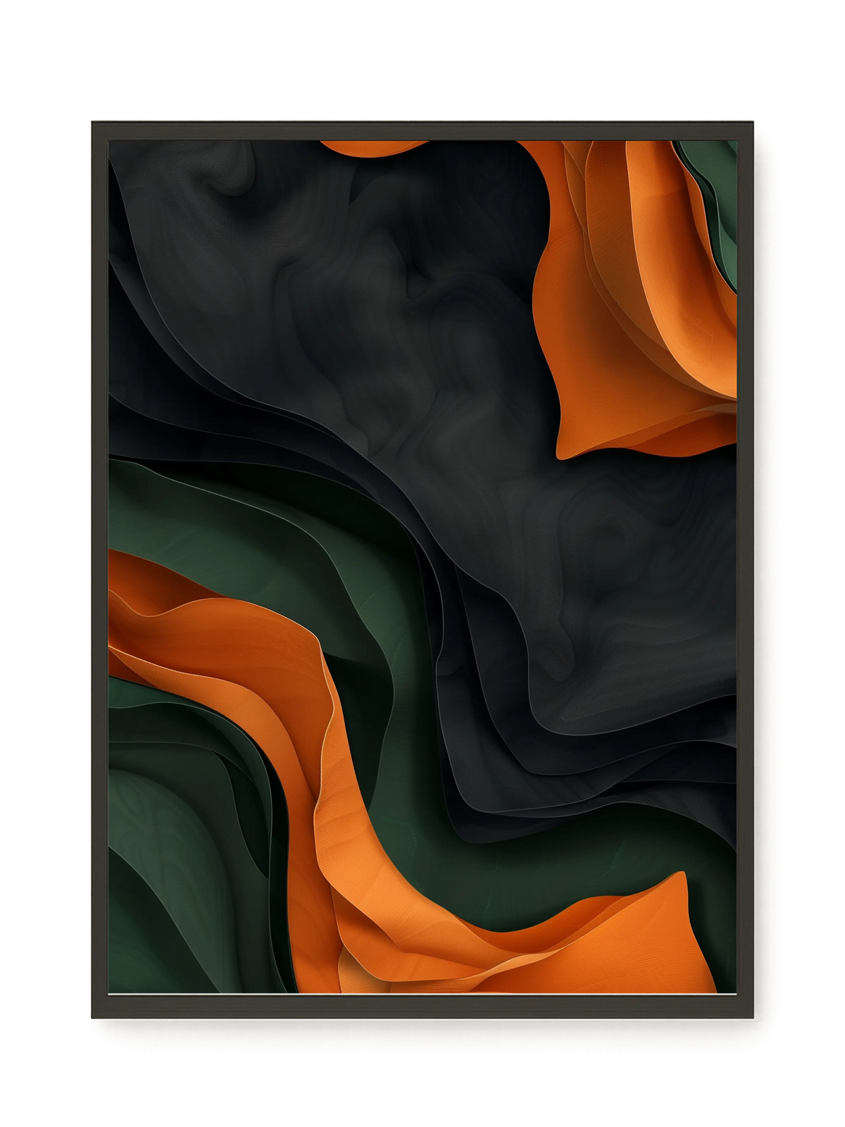 Organic Abstract Canvas Wall Art