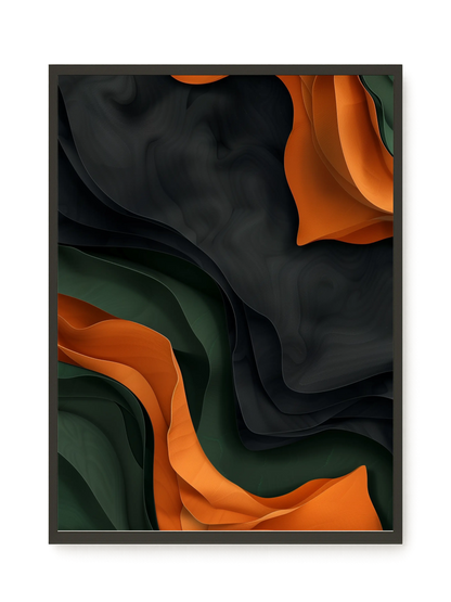 Organic Abstract Canvas Wall Art