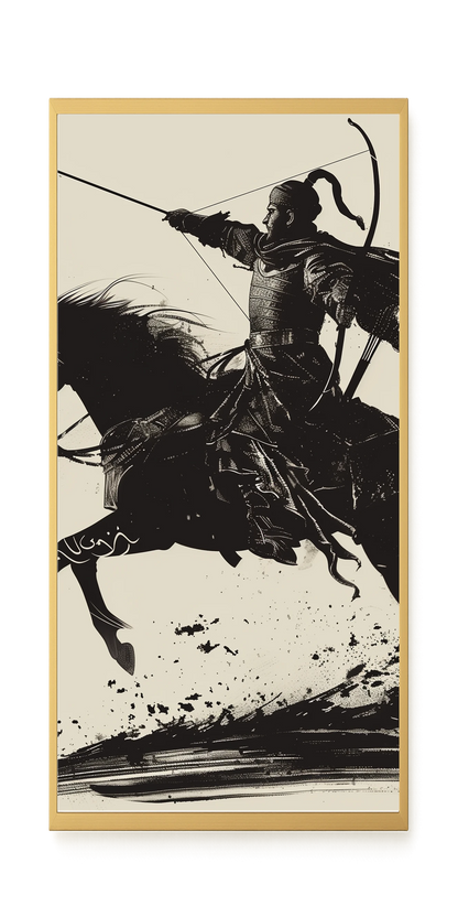 The Archer Warrior Canvas Wall Art