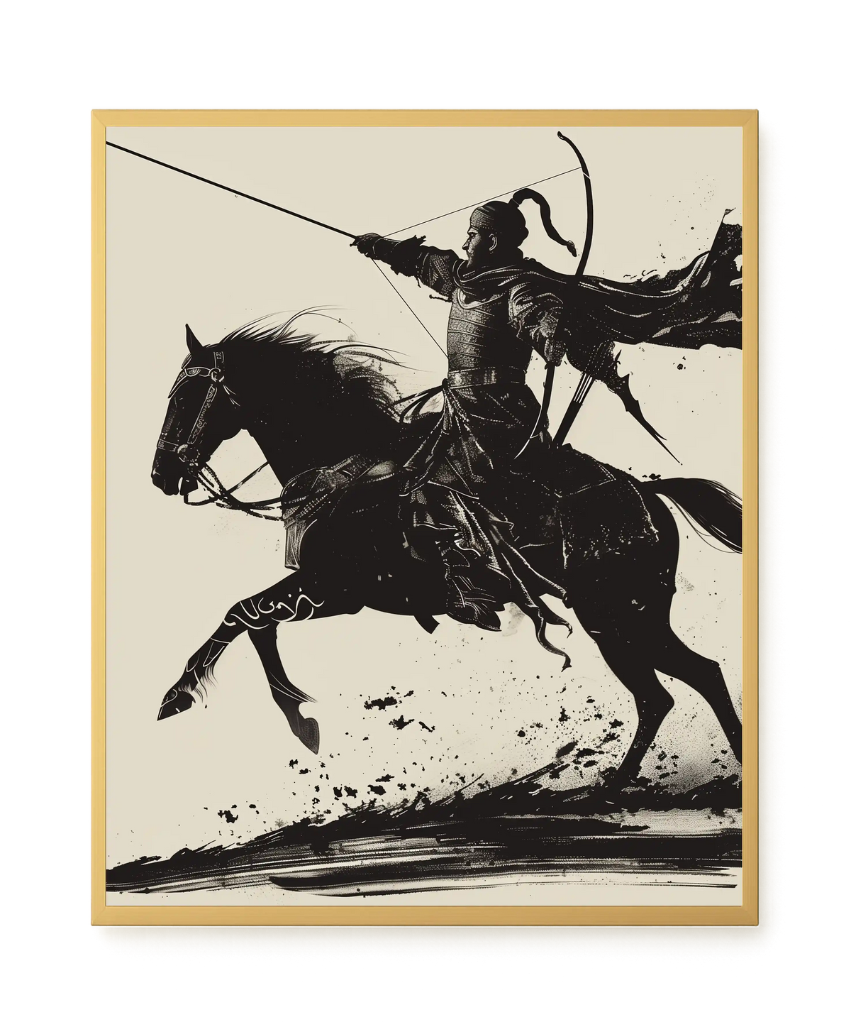 The Archer Warrior Canvas Wall Art