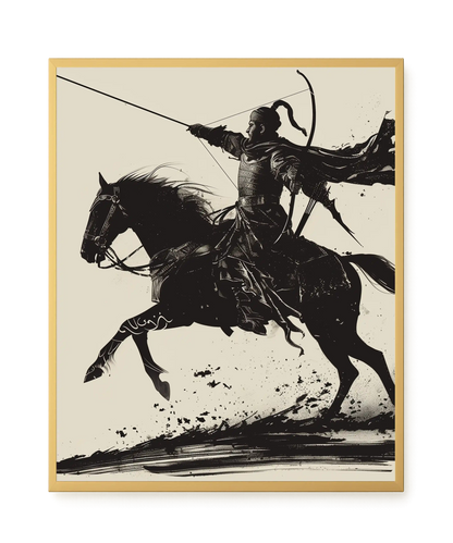 The Archer Warrior Canvas Wall Art