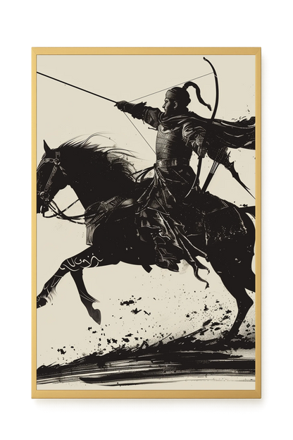 The Archer Warrior Canvas Wall Art