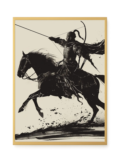 The Archer Warrior Canvas Wall Art