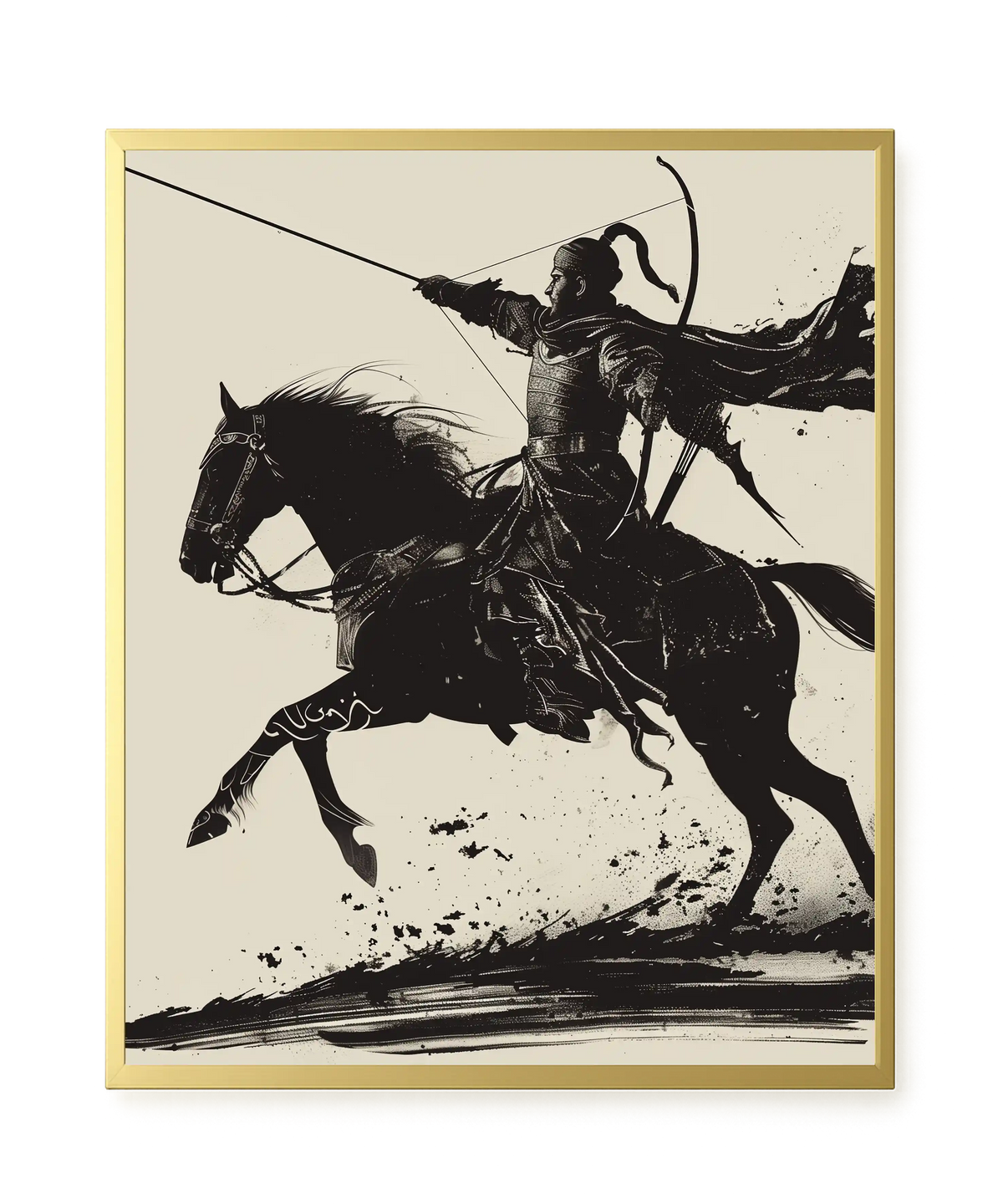 The Archer Warrior Canvas Wall Art