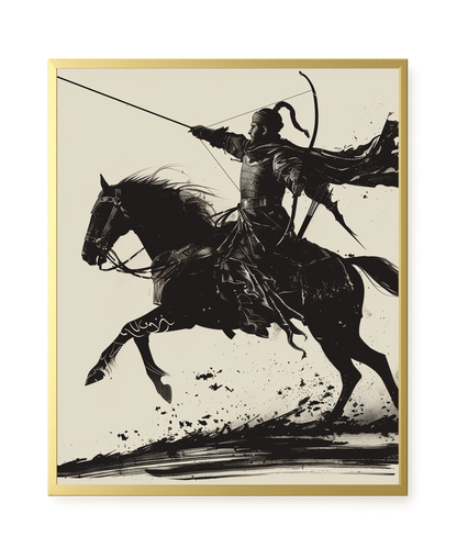 The Archer Warrior Canvas Wall Art