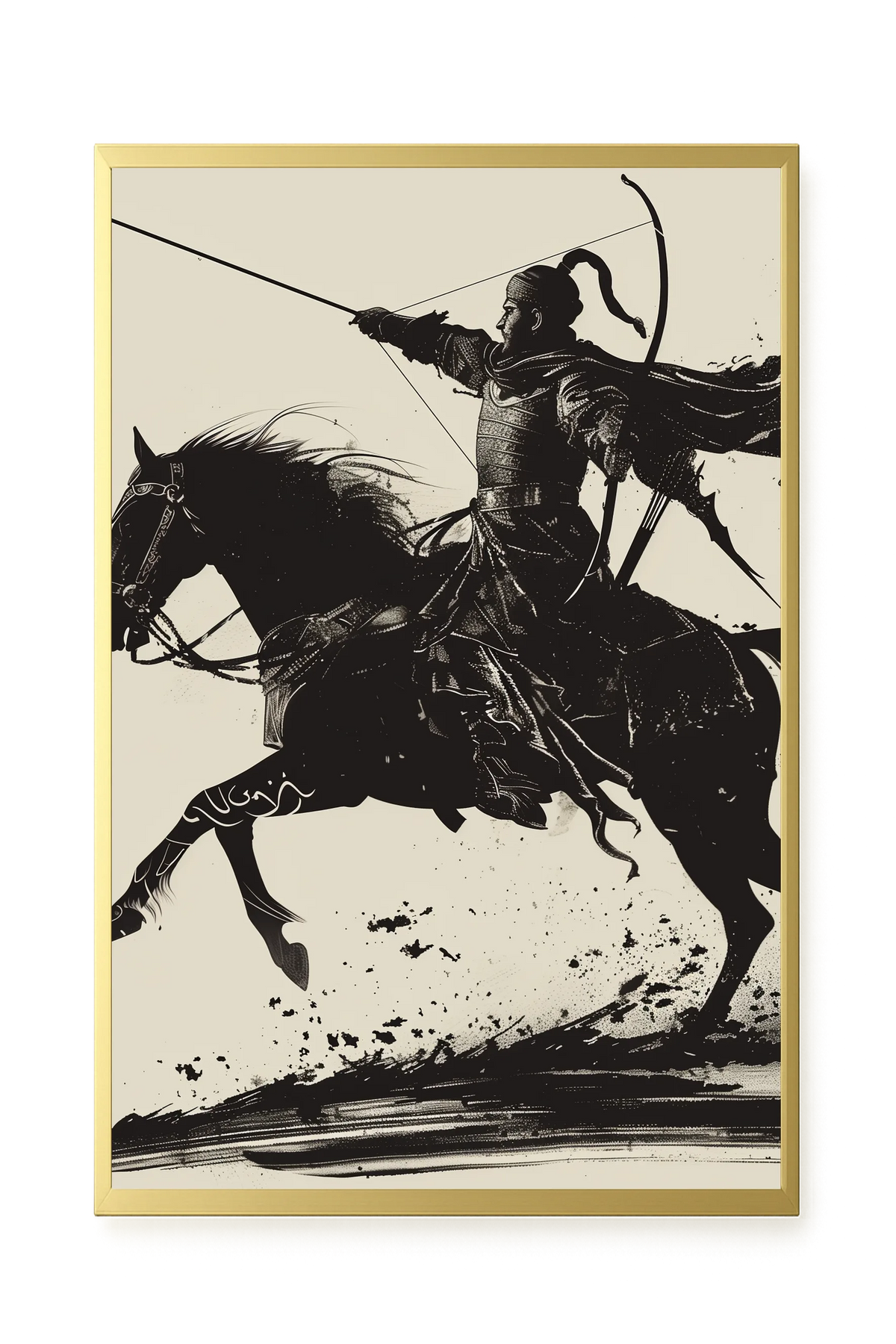 The Archer Warrior Canvas Wall Art