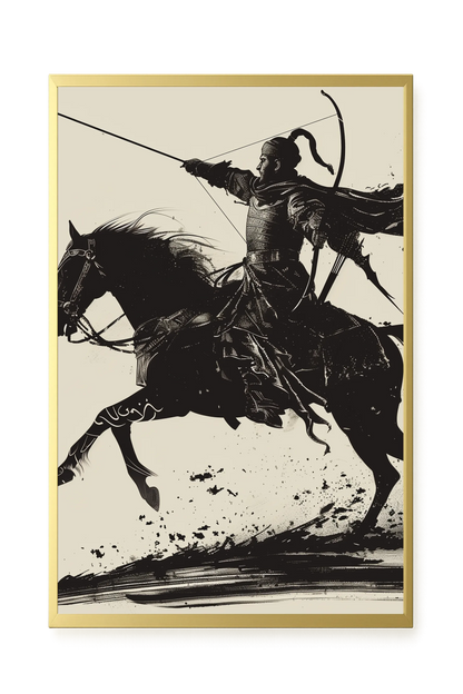 The Archer Warrior Canvas Wall Art