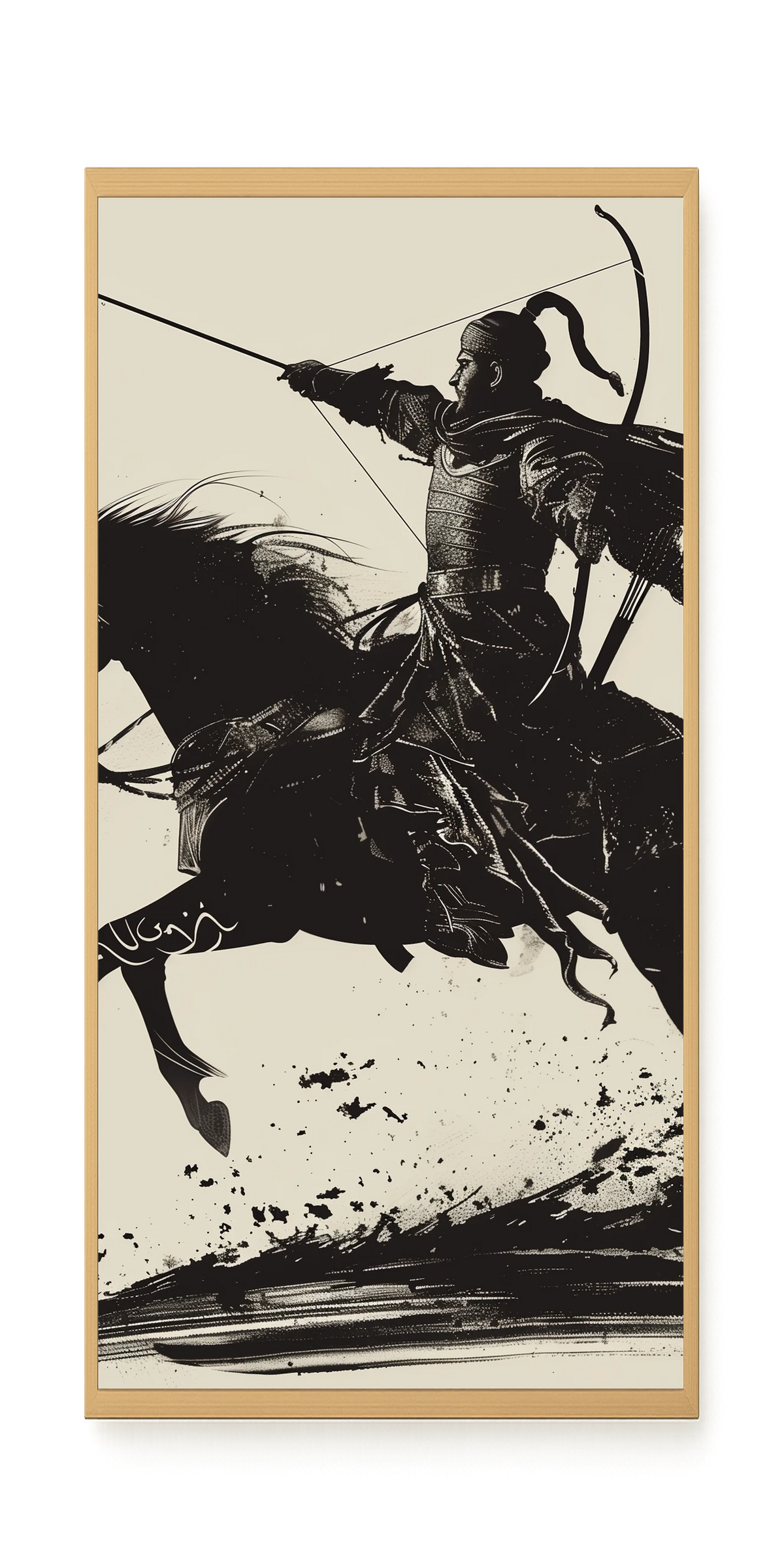 The Archer Warrior Canvas Wall Art