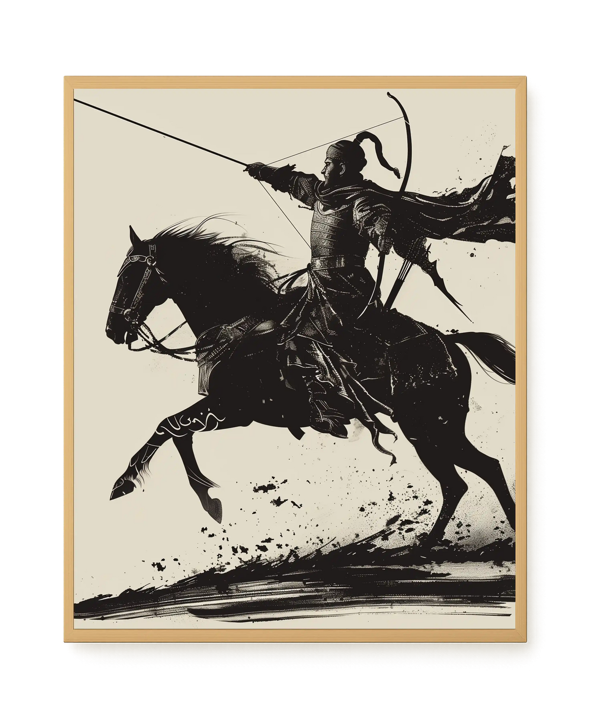 The Archer Warrior Canvas Wall Art