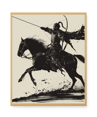 The Archer Warrior Canvas Wall Art
