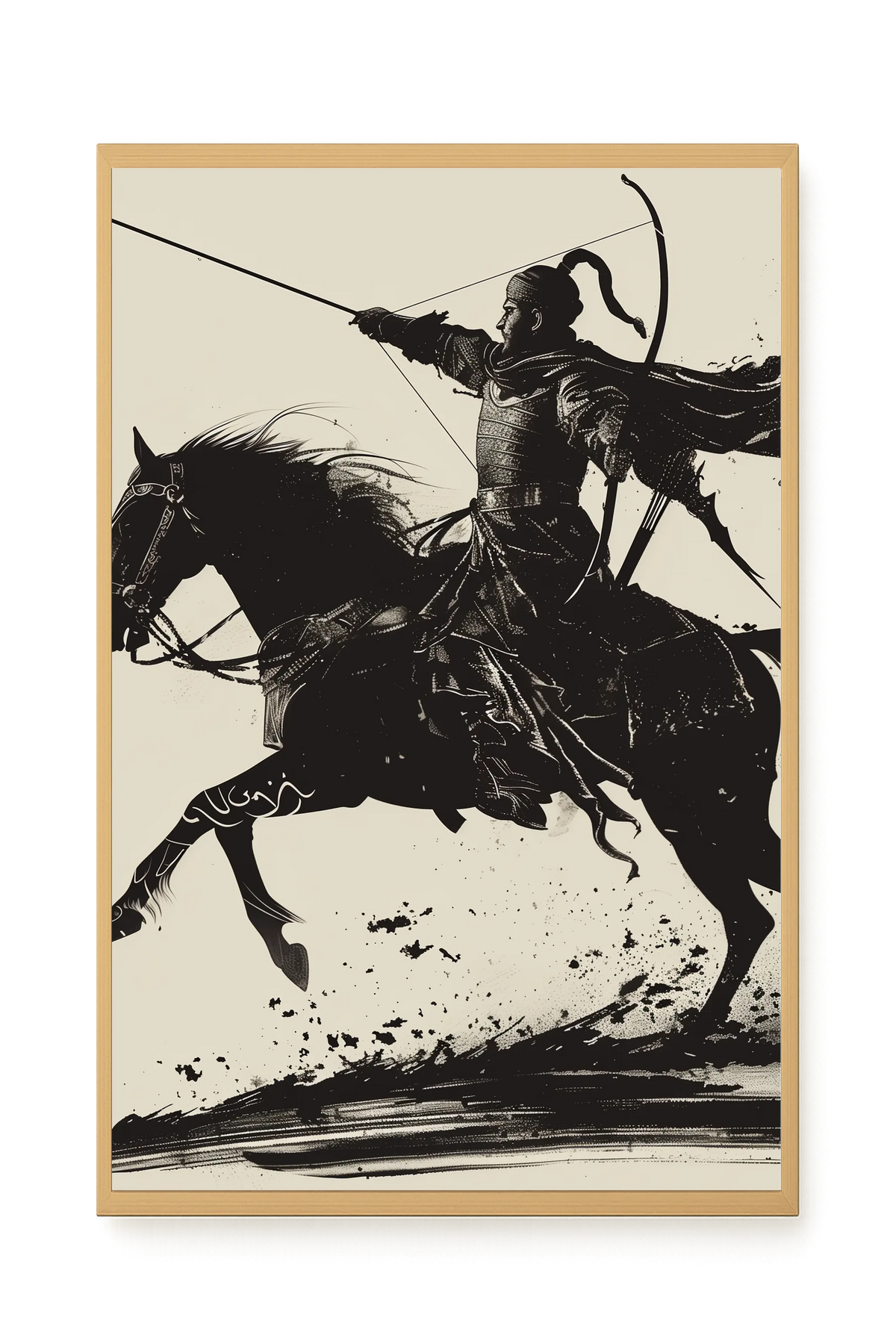 The Archer Warrior Canvas Wall Art