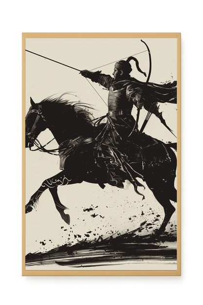 The Archer Warrior Canvas Wall Art