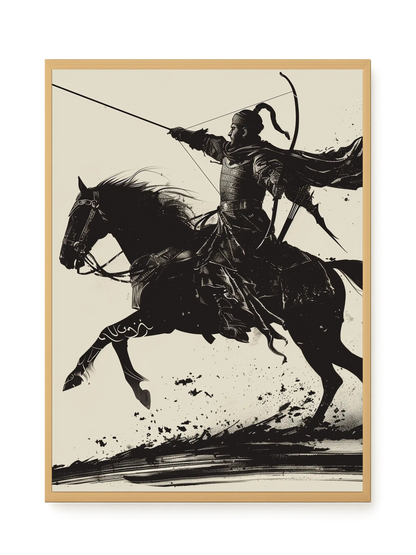 The Archer Warrior Canvas Wall Art