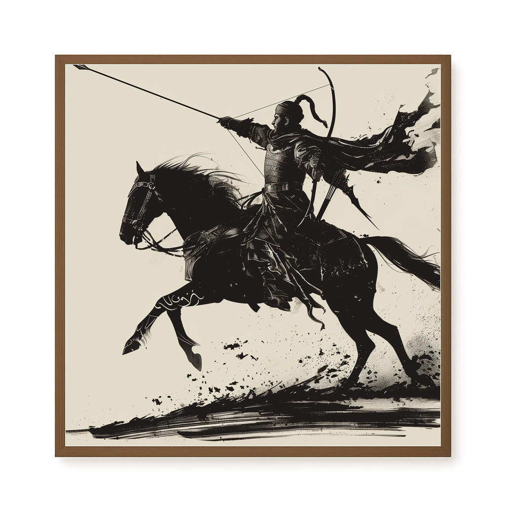 The Archer Warrior Canvas Wall Art