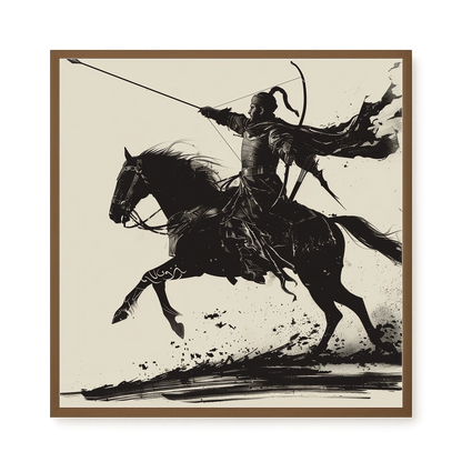 The Archer Warrior Canvas Wall Art