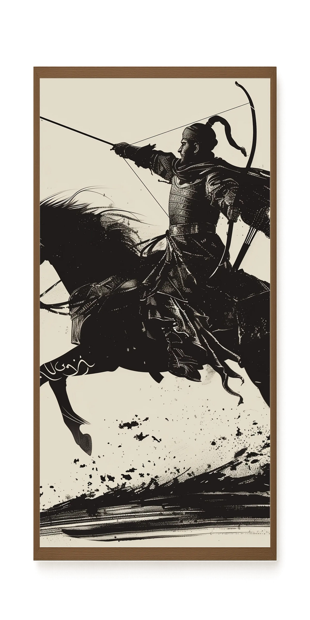 The Archer Warrior Canvas Wall Art