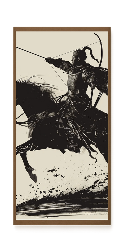 The Archer Warrior Canvas Wall Art