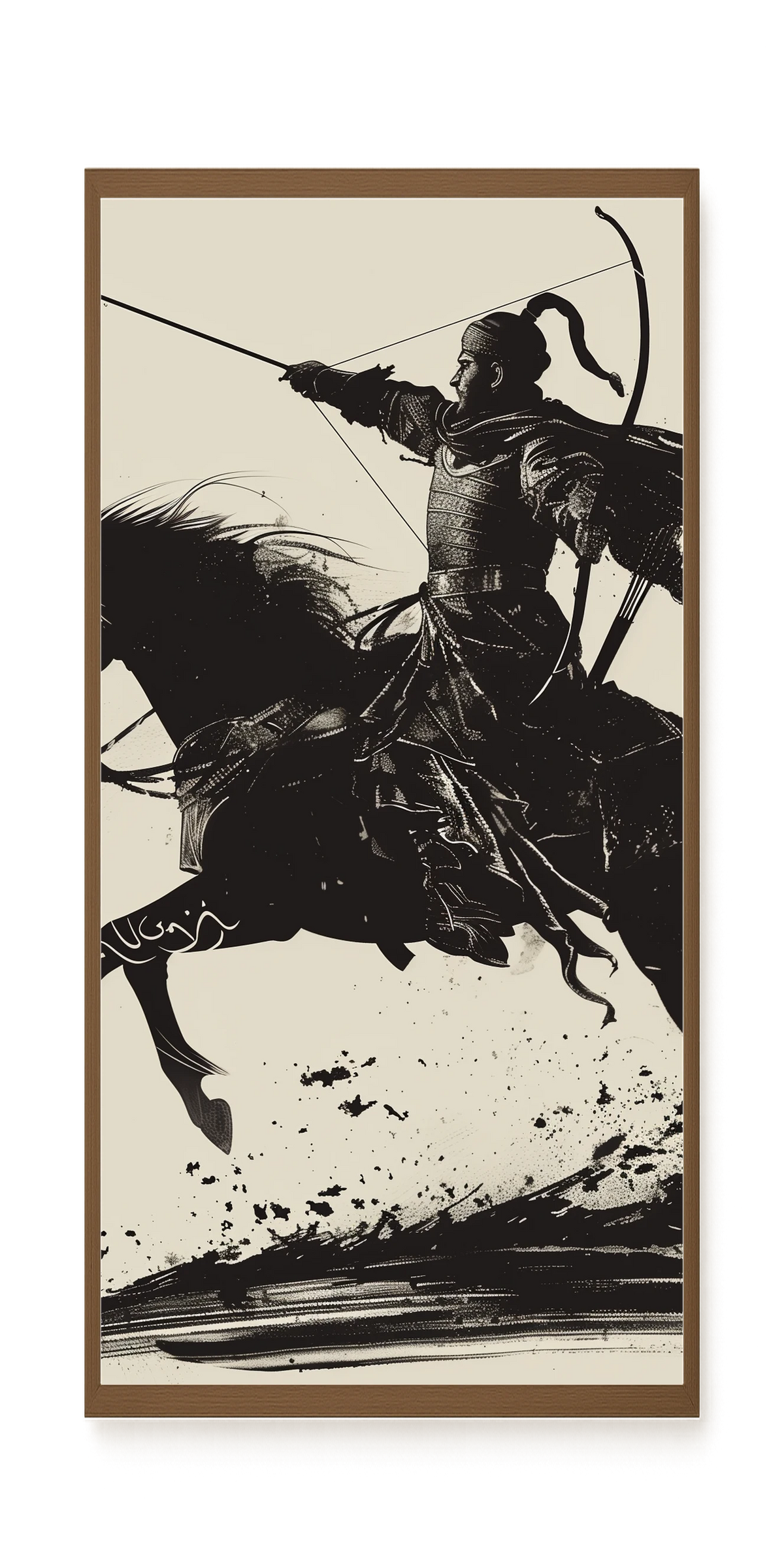 The Archer Warrior Canvas Wall Art