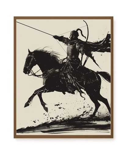 The Archer Warrior Canvas Wall Art