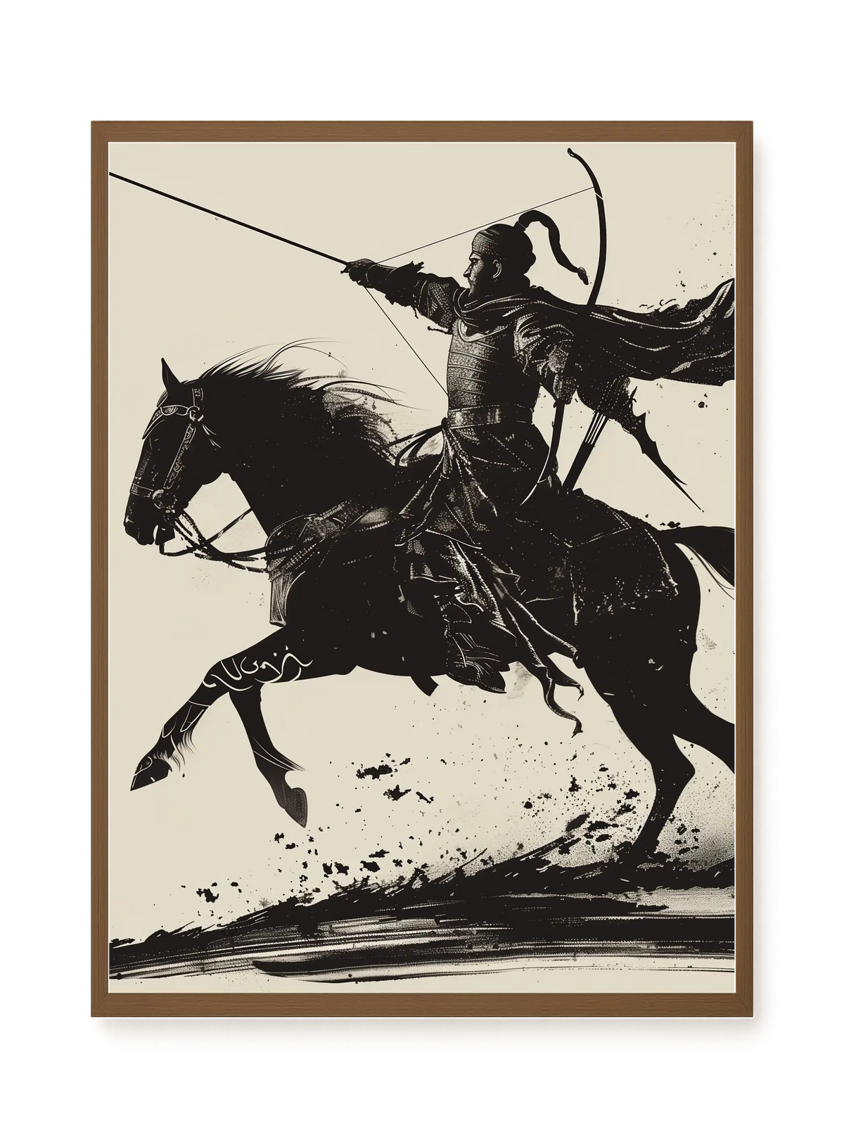 The Archer Warrior Canvas Wall Art