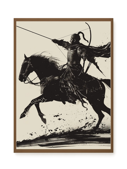 The Archer Warrior Canvas Wall Art