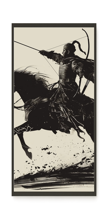 The Archer Warrior Canvas Wall Art