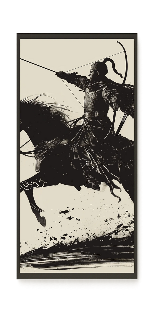 The Archer Warrior Canvas Wall Art