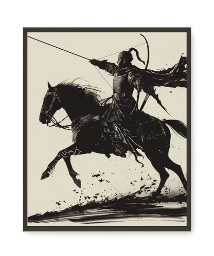 The Archer Warrior Canvas Wall Art