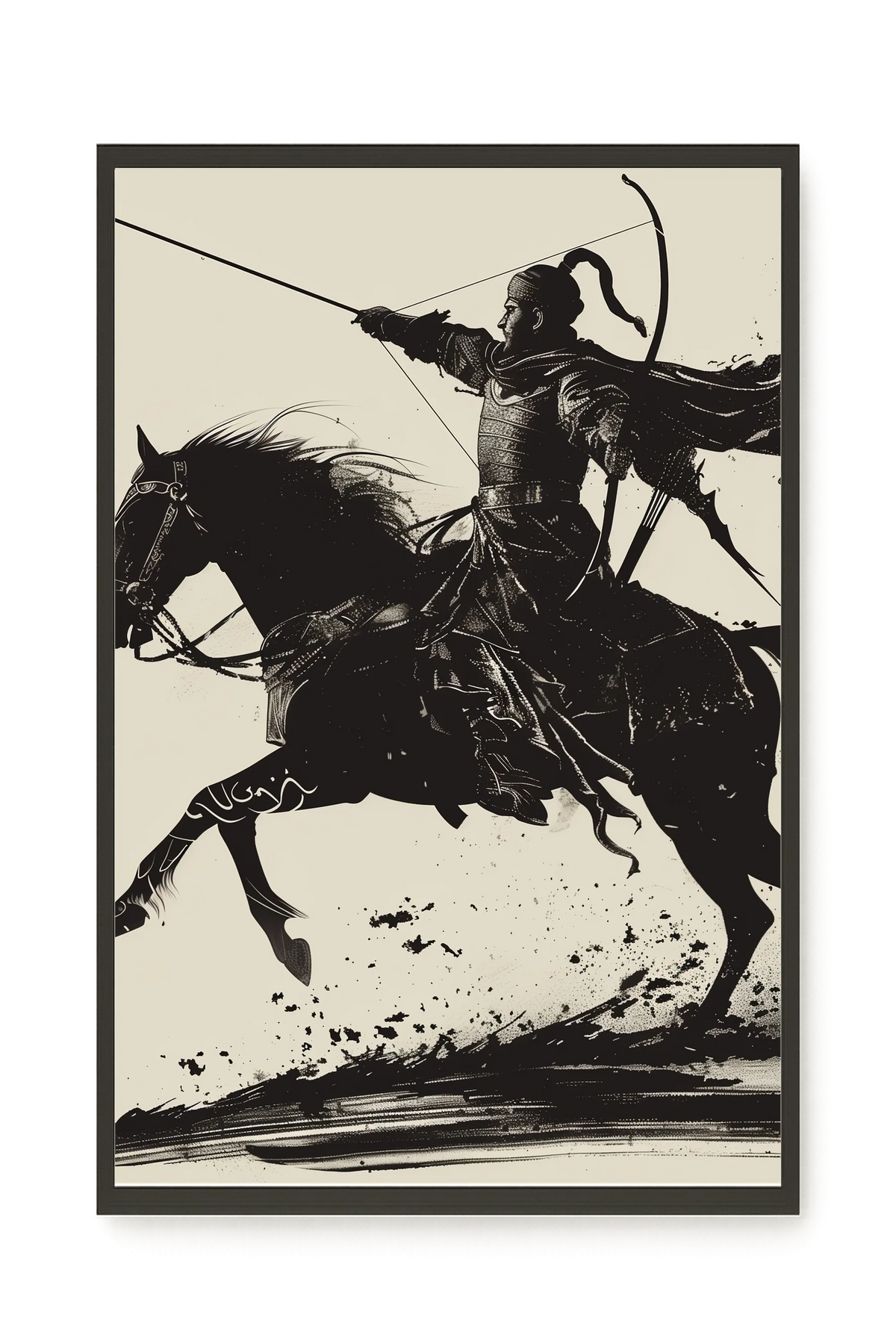 The Archer Warrior Canvas Wall Art