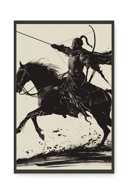 The Archer Warrior Canvas Wall Art