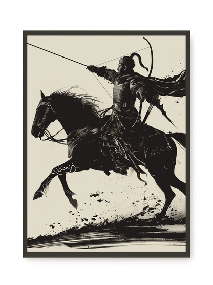 The Archer Warrior Canvas Wall Art