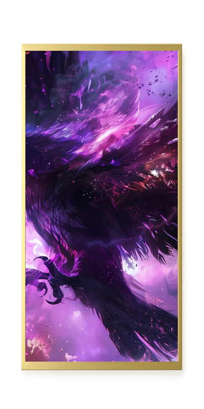 Cosmic Raven Canvas Print