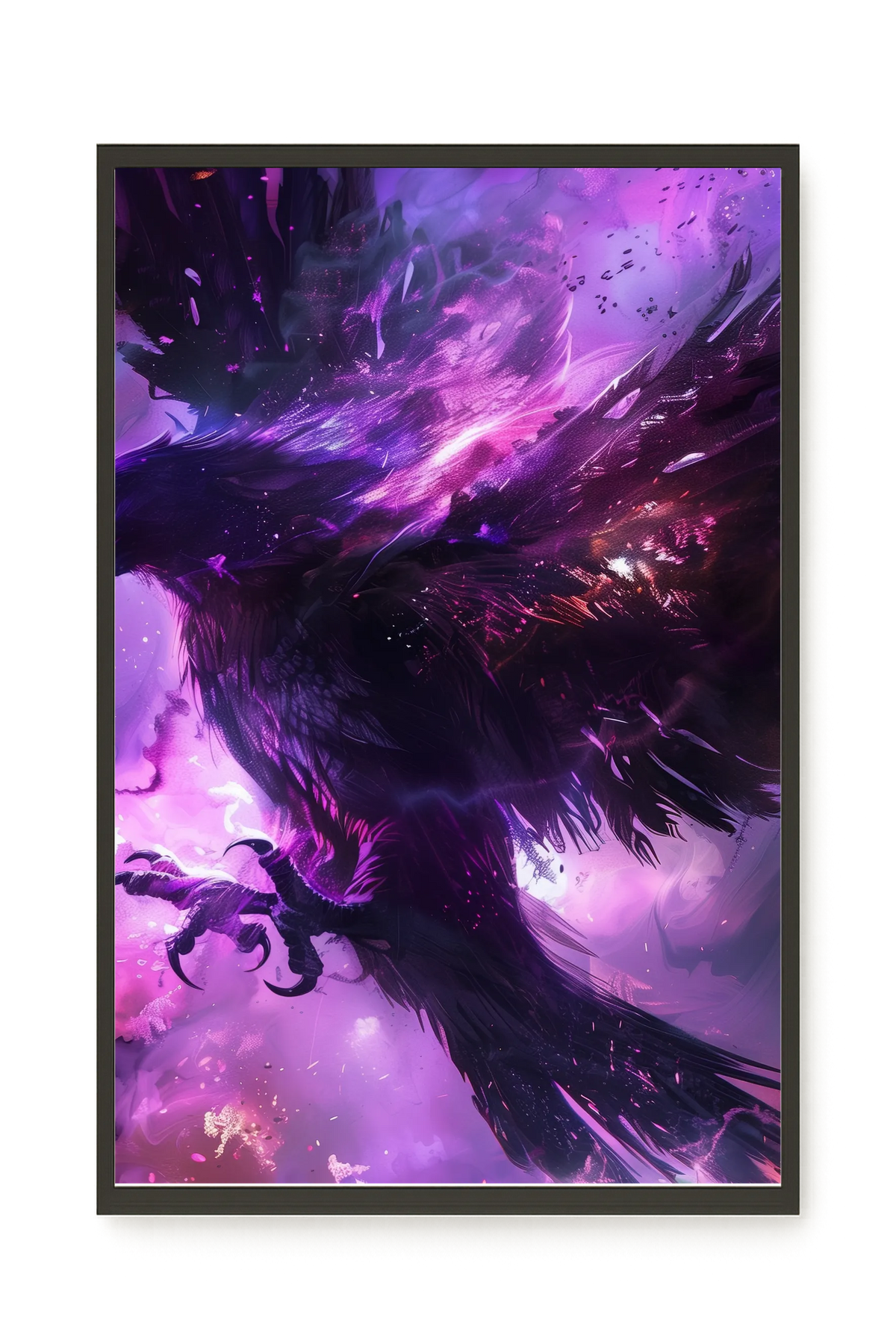 Cosmic Raven Canvas Print