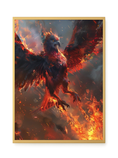 Phoenix Rise Canvas Print