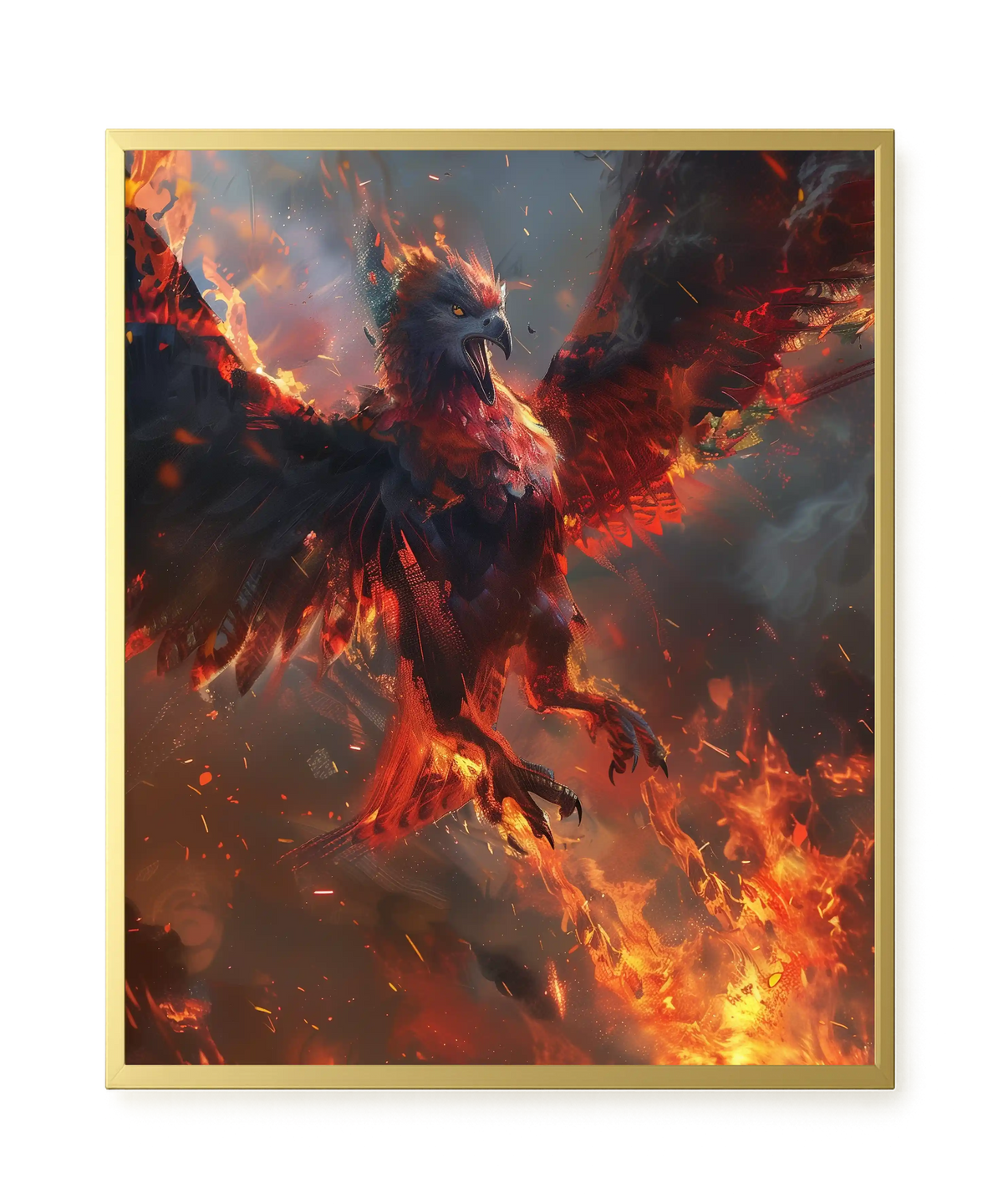 Phoenix Rise Canvas Print