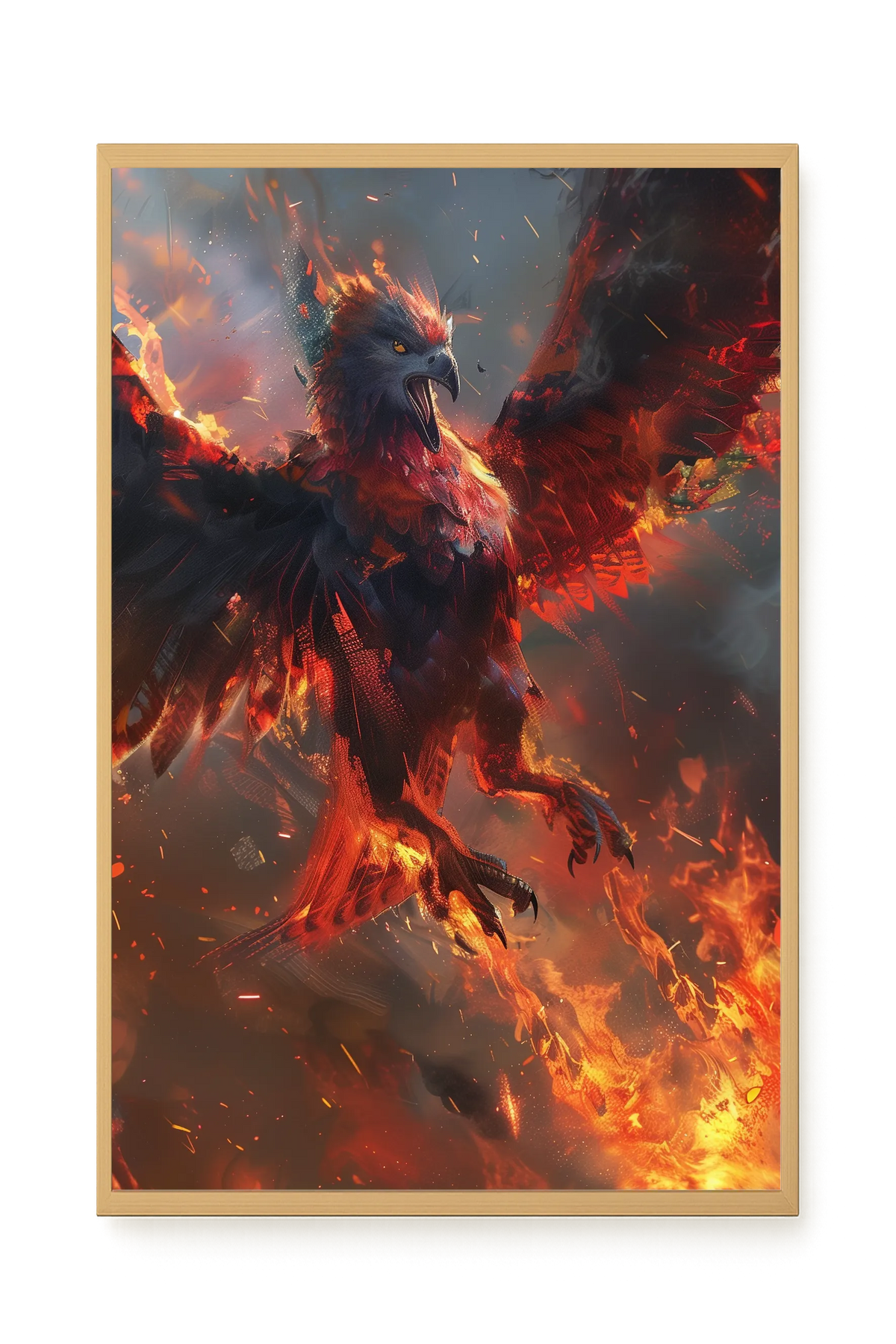Phoenix Rise Canvas Print