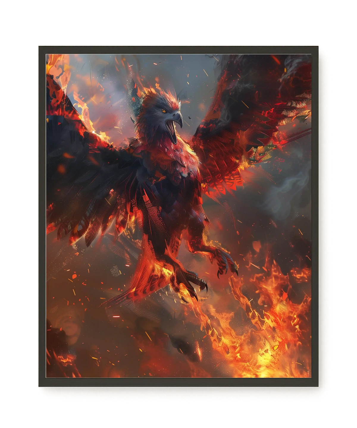 Phoenix Rise Canvas Print
