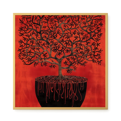 Rooted Tree Canvas Print