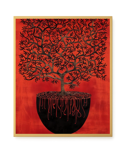 Rooted Tree Canvas Print