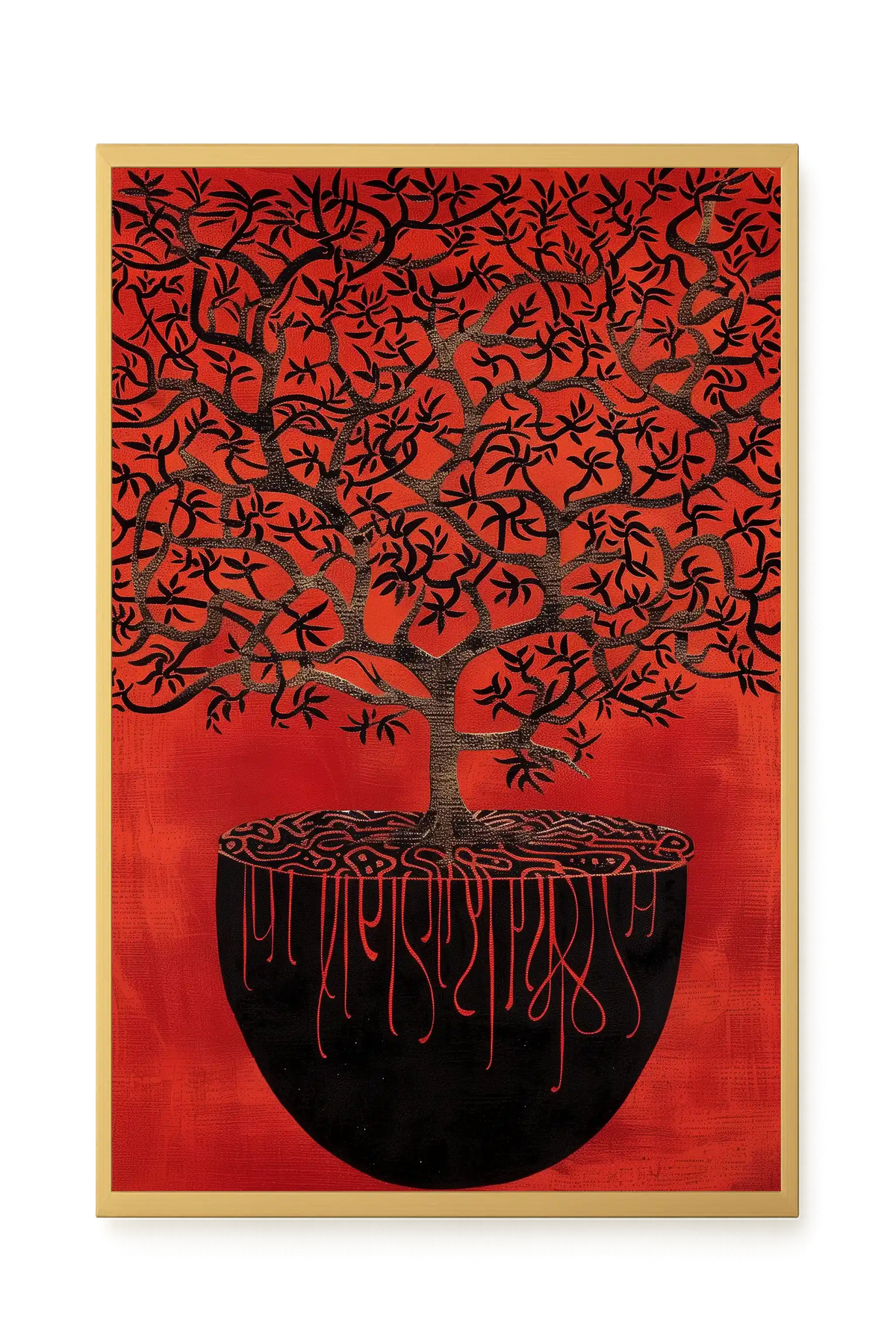 Rooted Tree Canvas Print