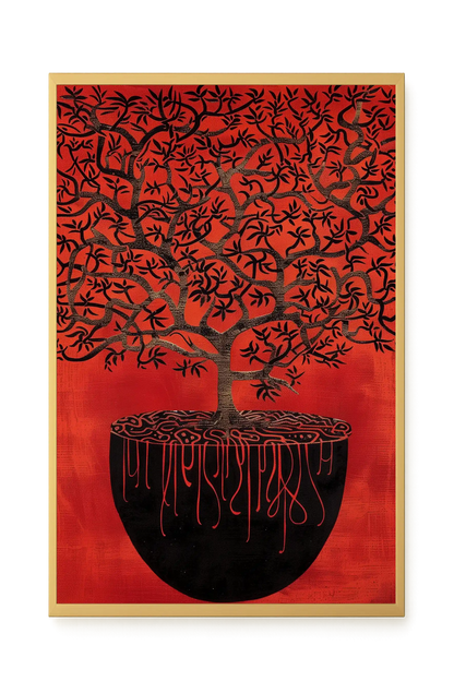 Rooted Tree Canvas Print