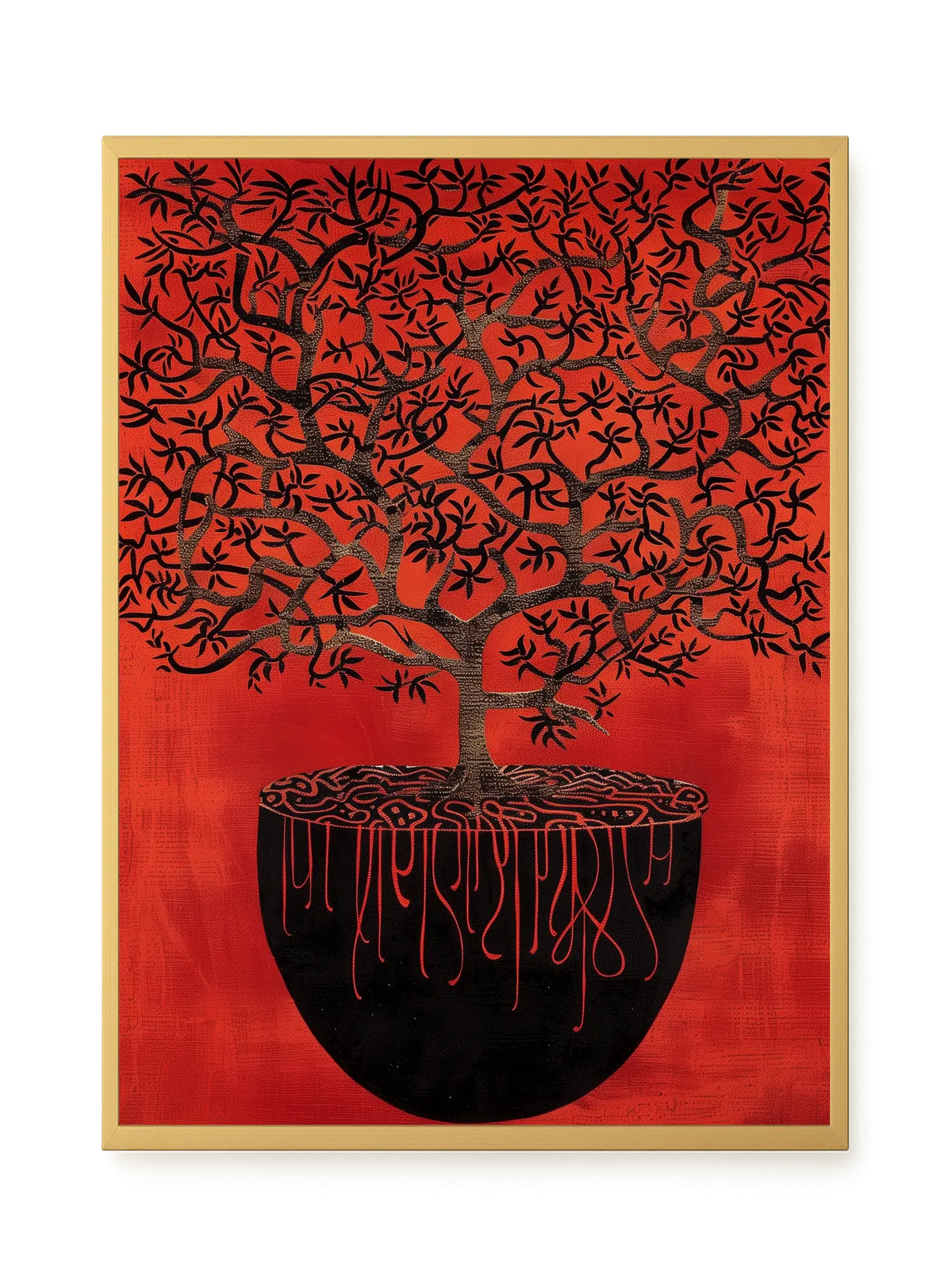 Rooted Tree Canvas Print