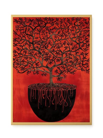 Rooted Tree Canvas Print