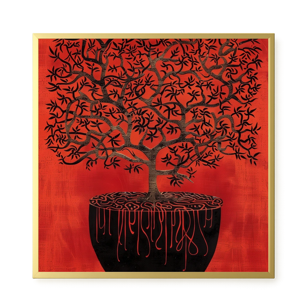 Rooted Tree Canvas Print